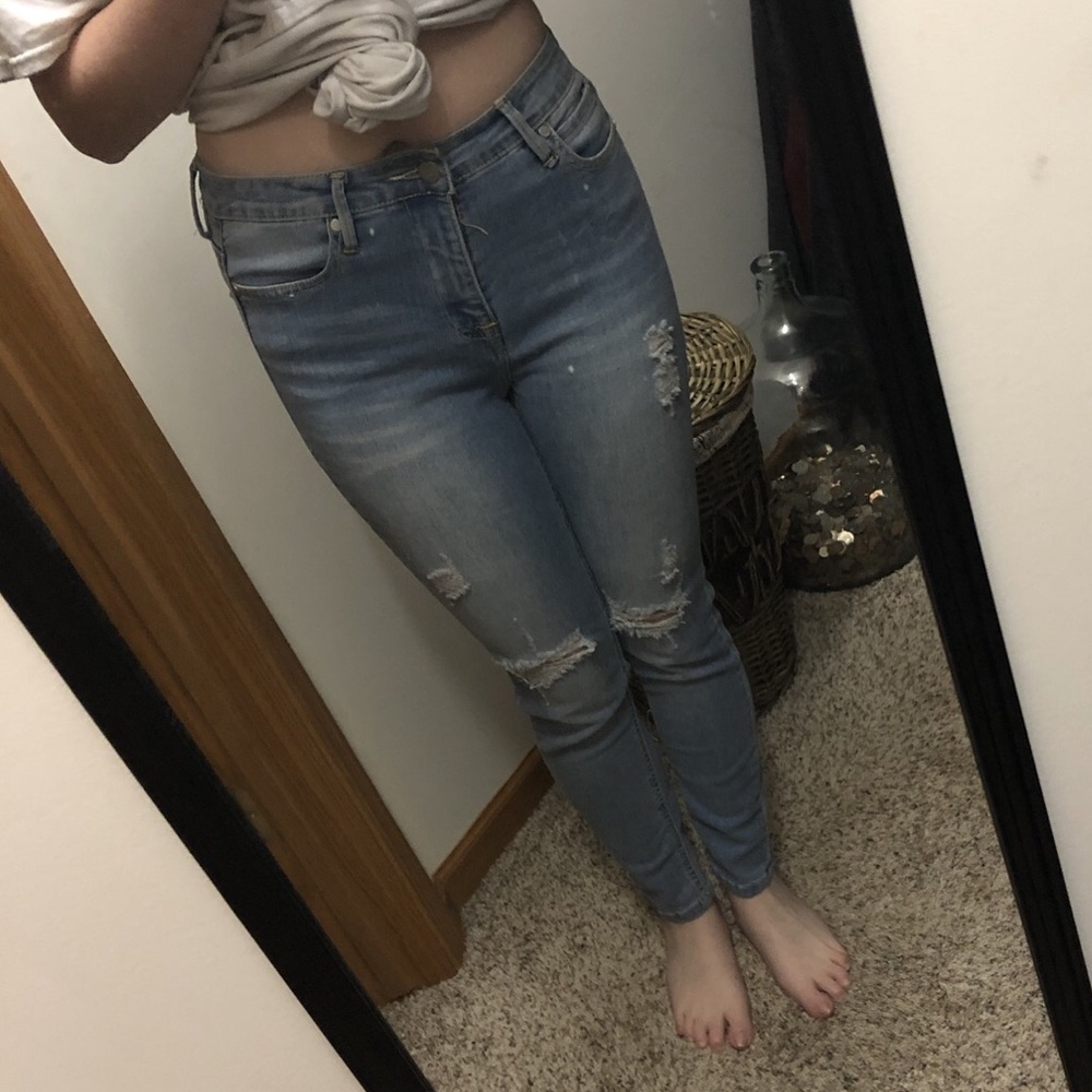 JANE Skinny Mid-rise Jeans